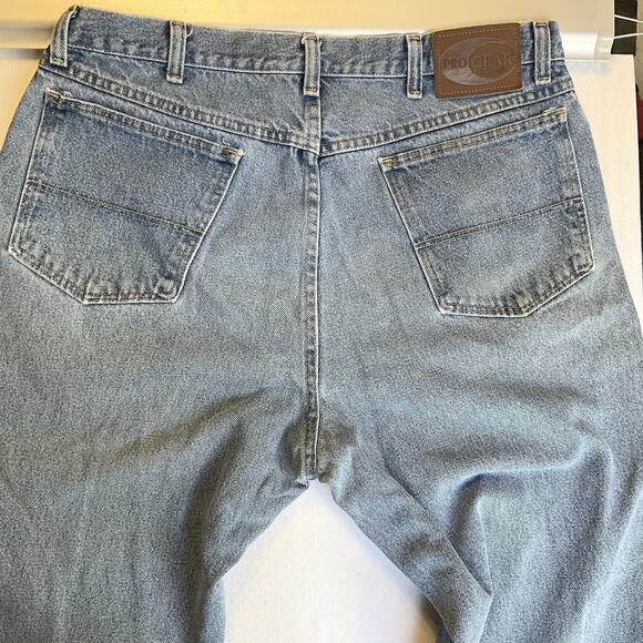 Pro Gear Men Jeans 36X34 Light Blue Denim PG105SW 34" Inseam Mid Rise - Picture 3 of 11